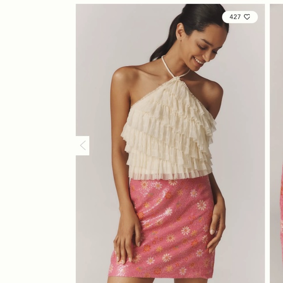 NWT Farm Rio Sequin Skirt - Picture 1 of 5